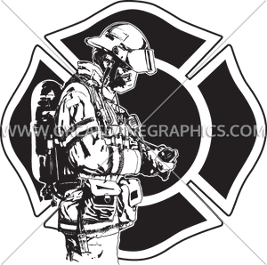 19 Firefighter Vector Huge Freebie Download For Powerpoint - Firefighter Black And White Png, Transparent Png PNG image with transparent background