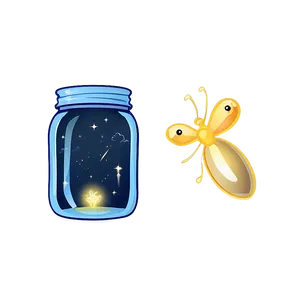 Firefly In Jar Png 06112024 PNG Image