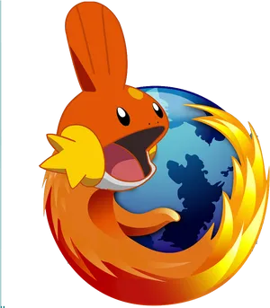 Firefox Mashup Art PNG Image