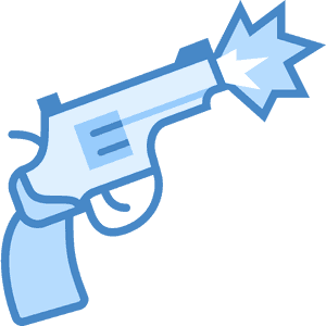 Firing Gun Icon - Gun Firing Clipart, HD Png Download PNG image with transparent background