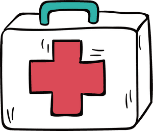 First Aid Kit Png - Cartoon First Aid Box, Transparent Png PNG with transparent background