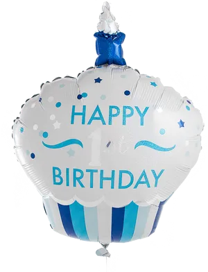 First Birthday Celebration Balloon PNG Image