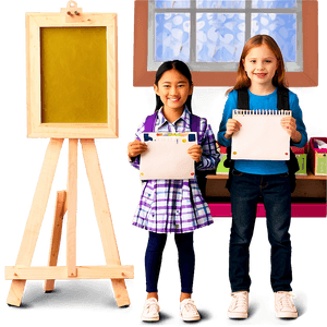 First Day School Art Class PNG 5 PNG