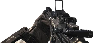 First Person Shooter Weapon View PNG Image