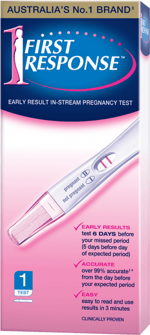 First Response In Stream Pregnancy 1 Test - First Response Pregnancy Test Nz, HD Png Download PNG with transparent background