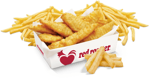 Fishand Chips Fast Food Meal PNG image with transparent background