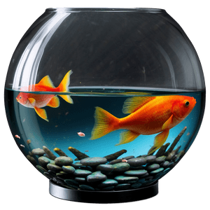 Fishbowl on Table PNG nao57 PNG