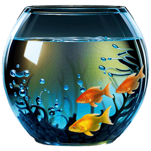 Fishbowl with Water PNG fxk71 PNG