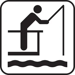 Fishing Activity Sign PNG Image