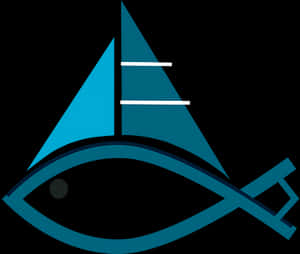 Fishing Boat Graphic Icon PNG image with transparent background