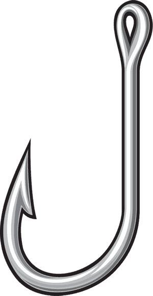 Fish Hook Png, Download Png Image With Transparent - Fish Hook Clipart Png, Png Download PNG with transparent background