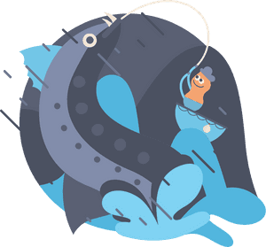 Fishinginthe Deep Blue Anxiety PNG
