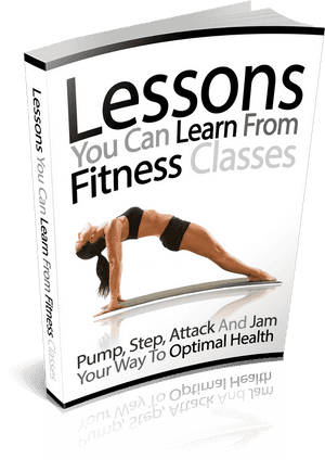 Fitness Classes Ebook Cover PNG image with transparent background
