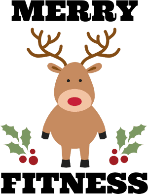 Fitness Clipart Christmas - Merry Christmas Fitness, HD Png Download PNG image with transparent background