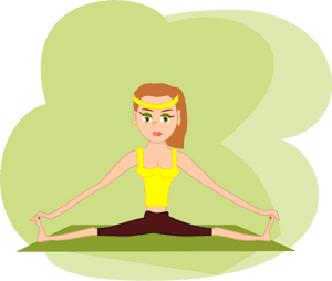 Fitness Girl Icons Png - Physical Fitness Exercise Cartoon, Transparent Png PNG image with transparent background