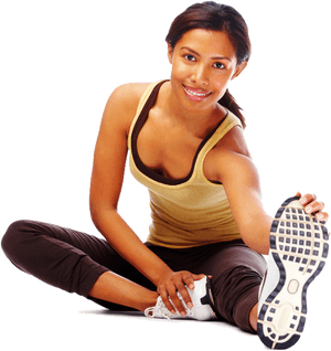 Fitness Png - Black Women Fitness Png, Transparent Png PNG image with transparent background