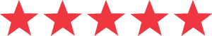 5 Star Rating - Red 5 Star Rating, HD Png Download PNG