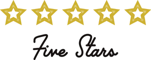 Five Star Rating Graphic PNG Image