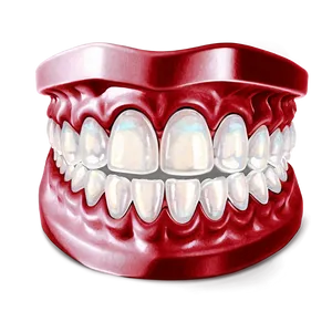 Fixed Dentures Art Png Bej PNG Image