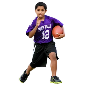 Flag Football Action Png Wqd PNG Image