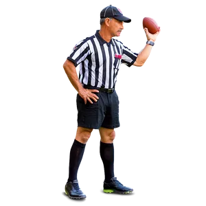 Flag Football Referee Png 06202024 PNG Image