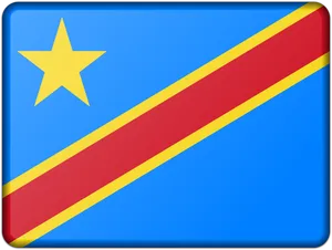 Flagof Democratic Republicof Congo PNG Image