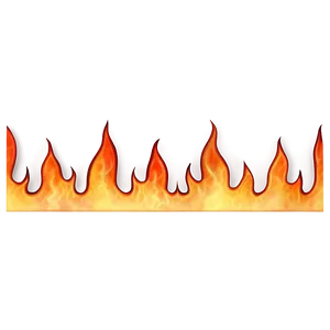 Flame Barrier Border Png 21 PNG Image