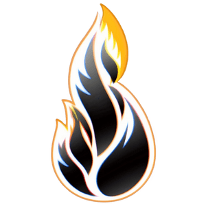 Flame Clipart PNG skx45 PNG