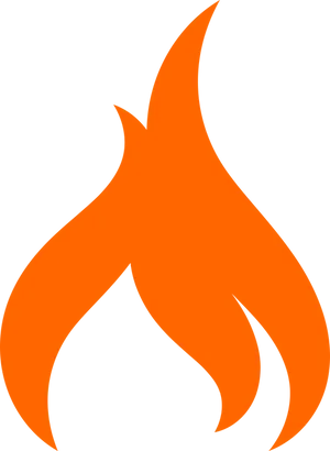 Flame Icon Vector PNG Image