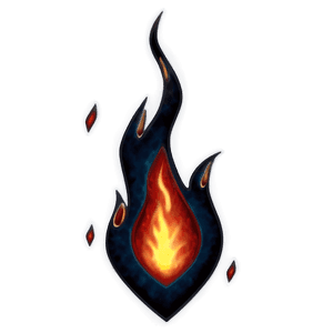 Flame Pattern PNG nfn PNG