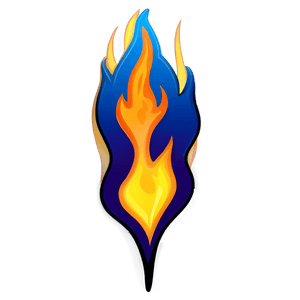 Flame Sticker PNG 05042024 PNG