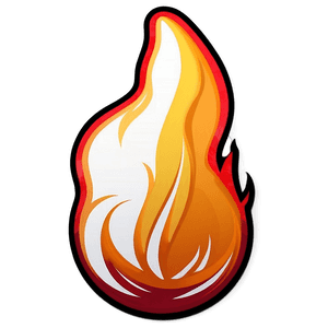 Flame Sticker PNG ujx PNG