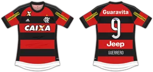 Flamengo Football Jerseys Design PNG Image