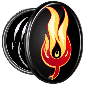 Flames Badge PNG 05042024 PNG