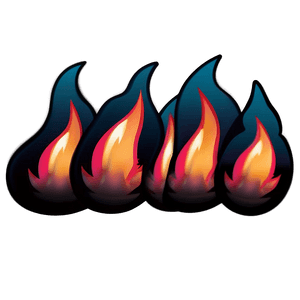 Flames Emoji PNG deo40 PNG
