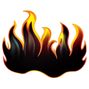 Flames Silhouette PNG ilj PNG