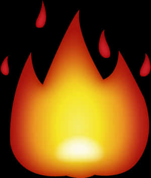 Flaming_ Emoji_ Graphic PNG image with transparent background