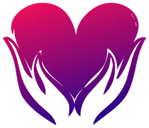 Flaming Heart Graphic PNG Image