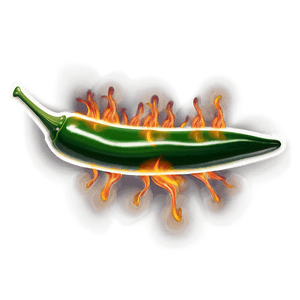 Flaming Jalapeno PNG 14 PNG image with transparent background
