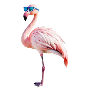 Flamingo With Sunglasses Png Hxx PNG Image