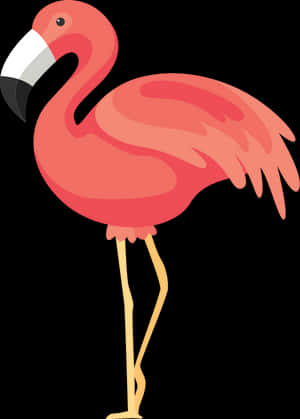 Flamingos Rendering Icon - Flamingo With Flowers Clipart, HD Png Download PNG image with transparent background