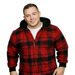 Flannel Sleeved Hoodie Png Qap PNG Image