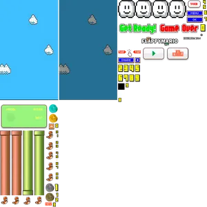 Flappy_ Bird_ Variations_ Collage PNG Image