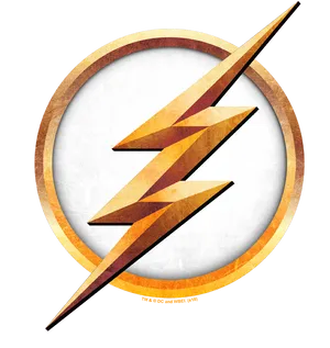 Flash Logo Vintage Style PNG Image