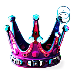 Flashing Neon Crown Png 43 PNG Image