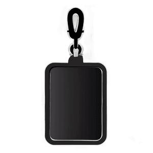 Flat Black Rectangle Symbol PNG 05252024 PNG