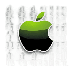 Flat Design Apple Logo PNG cmf71 PNG image with transparent background