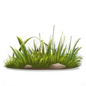 Flat Design Cartoon Grass Png 06122024 PNG Image