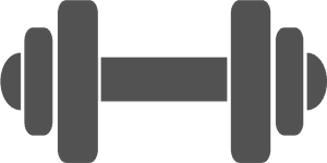 Transparent Weight Room Clipart - Free Dumbbell Clip Art, HD Png Download PNG