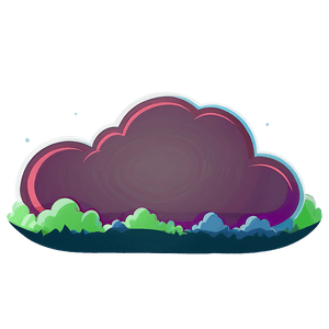Flat Design Fart Cloud PNG 16 PNG